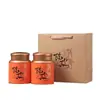 Nueva Caja de Empaque de Cáscara de Mandarina Lata Redonda Caja de Regalo Lata de Almacenamiento Sellada de Hojalata Lata de Té de Fábrica