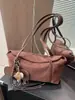 Bolso tote de gamuza de gran capacidad para mujer, bolso de hombro suave y cómodo, perfecto para ir al trabajo, en estilo retro