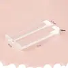 4048 Portatarjetas de Mesa Transparente de Acrílico Soporte para Tarjetas de Lugar para Boda Fiesta Número de Mesa Soporte para Letrero Base