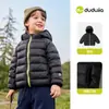 Chamarra de plumas infantil Dudu, nuevo modelo de invierno, abrigo ligero para niños, ropa elegante para niñas, ropa de invierno linda para bebés y niños