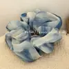 Goma para el pelo scrunchie degradada tie-dye de alta gama estilo coreano, nueva y elegante goma para coleta, accesorio para el pelo para mujer