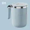 Taza Mezcladora con Control Automático de Temperatura y Infusor de Té de Acero Inoxidable 316 Pantalla Digital Inteligente Magnética Perezosa Portátil para Café