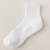 Meias Masculinas Algodão Desodorante Longas Inverno Base de Toalha Forradas com Fleece Meia-Calça Meia da Panturrilha Brancas Espessadas Esportivas Meias de Basquete