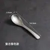 Colher estilo coreano de aço inoxidável 304, colher para crianças de jardim de infância, colher de sopa, colher para refeições em restaurante, colher dourada, colher Earl, uso doméstico