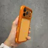 Adequado para iPhone 18 Pro Max, capa de celular magnética com sensação de pele fosca, capa protetora anti-queda de quatro cantos para Apple 17P