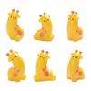 Micro Paisagem Desenho Animado Enfeites Girafa Fofa Jardinagem Decorações DIY Acessórios para Pendurar Enfeites Pequenos para Mesa Carro