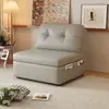Sofá-Cama Dobrável Único Integrado Dois em Um Sala de Estar de Apartamento Pequeno Cama Extensível de Puxar Sofá-Cama de Puxar para Dormir a Longo Prazo