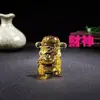 Hao Ya Citrino Amarelo Cristalino Fortuna, Prosperidade, Longevidade, Felicidade, Riqueza Cinco Caminhos Deus da Riqueza Cinco Bênçãos Conjunto de Caixa de Presente Ornamento Cinco Bênçãos Caixa Colorida