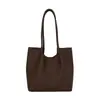 Bolso de hombro y axila tipo tote casual chic de estilo coreano, alta calidad, simple, versátil para ir al trabajo