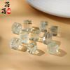 Beibei Fu Accesorios de Talla de Azúcar de Cristal Natural Cristal Blanco Cristal en Polvo Amatista Citrino DIY Accesorios con Agujero Pasante