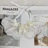 Gola falsa de renda com laço estilo coreano para pet, babador de renda, acessório xadrez para cachorro, babador para gato, cachecol para buldogue francês