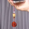 Talla de palisandro con una solicitud para lanzar la Cadena para Teléfono Móvil del Santo Grial Decoración de Mochila de Pareja Colgante Corazón a Corazón