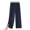Pantalones Casuales Rectos para Mamá 2026 para Mujeres de Mediana Edad y Mayores, Nuevo Estilo de Invierno, Corte Holgado, Rejuvenecedor, Adelgazante, Tallas Grandes, Pantalones Versátiles