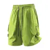 2026 Novo Estilo Tendência Secagem Rápida Roupa de Trabalho Shorts Casuais Laranja Preto Amarelo Fluorescente Roxo Cáqui Em Estoque Algodão
