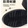 Zapatos suaves de boca profunda planos antideslizantes para madre de mediana edad Explosivos Zapatos de cuero para mujer Cómodos Zapatos individuales de moda para mediana edad y ancianos