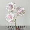 Flores artificiales rosas para bodas al por mayor, decoración rosa claro para lugares de boda, flores artificiales para el pasillo de la boda y decoración de ramos