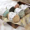 Hilo de mohair teñido en degradado para tejer DIY: chalinas, bufandas, gorros, suéteres y otras prendas tejidas de lana