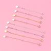 Colar com corrente ajustável em prata S925 corrente de extensão alongada pulseira em prata esterlina corrente para clavícula acessórios diy corrente de cruz corrente de extensão