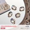 Decoraciones de Cristal de Alta Calidad para Uñas, Pedrería Transparente Grande con Forma de Huevo de Paloma, Forma de Almohada, Respaldo Puntiagudo, Pedrería Grande Multifacética Súper Brillante Tradicional para Uñas