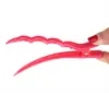 Wanmei Grampo de Cabelo Cristalizado Feijão Grampo de Cabelo Grampo de Divisão de Cabelo Grampo Fixo Grampo de Bico de Garça de Uma Palavra Grampo de Styling para Salão de Beleza Salão de Beleza