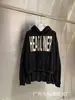 Moletom com zíper e estampa de slogan vintage co-branded Cross-border Grailz para homens e mulheres, jaqueta oversized folgada