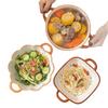 Vajilla Fresca Estilo Japonés Set Completo de Alto Valor de Tazones y Platos Uso Doméstico Tazones de Cerámica Engrosados Antiescaldaduras