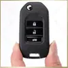 Adequado para Honda Lingpai Capa de Chave Dobrável com 3 Botões Jade Accord 9ª Geração Siborui Capa de Substituição para Controle Remoto