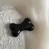 Horquilla para el cabello de hueso de café con leche con texto estilo coreano, linda pinza de un carácter para niña, nueva pinza de pico de pato para flequillo lateral, accesorios para el cabello, cabeza de mujer