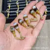 Ágata Dzi Natural Lineal de Tres Vías Accesorios DIY Pulsera 108 Cuentas de Buda Accesorios para Collar de Tres Vías