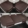 Cojín para asiento de coche de seda helada, juego de tres piezas, totalmente cerrado, transpirable, antideslizante, almohadilla refrescante de verano, universal para todas las estaciones, funda de asiento para asiento del conductor y asiento trasero