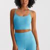 Ropa interior deportiva transpirable nueva para mujer, camisola que absorbe la humedad, chaleco de yoga, sostén push up para fitness, sostén de belleza para la espalda