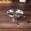 Embudo de acero inoxidable 304 de gran diámetro y tamaño pequeño para uso doméstico en la cocina, para mermeladas, vino, aceite y encurtidos.