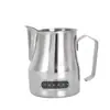 Taza Si Coffee Latte Art con Escala Acero Inoxidable 304 Espesado Taza de Espuma de Leche Utensilio de Café Elegante Cilindro para Latte Art 600ml