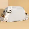 Bolsa de couro de vaca de camada superior feminina nova moda internacional couro genuíno padrão lichia bolsa de ombro comércio exterior all-match crossbody pequena bolsa quadrada