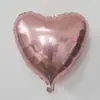 Globos de Película de Aluminio con Forma de Corazón Rojo Transfronterizos 12 Piezas 18 Pulgadas Globos Decorativos para el Día de San Valentín Fiesta de Bodas Decoración de Boda
