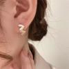 Aretes Casuales de Lujo Accesible con Concha Natural para Mujer 2025 Nuevo Diseño de Moda Aretes de Corazón Aretes Versátiles de Moda