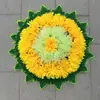 Suministros para la Limpieza de Tumbas del Festival Qingming: Coronas de Flores, Coronas de Flores Pequeñas para Ofrendas en Tumbas, Flores para Tumbas, Flores de Seda, Flores Artificiales, Coronas de Flores, Enredaderas de Flores