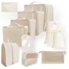 Bolsa de almacenamiento de viaje, juego de seis piezas, juego de siete piezas, juego de ocho piezas, bolsa de lavado plegable, bolsa de almacenamiento de ropa, paquete de bolsa de viaje