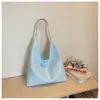 Bolsa Tote de Couro Macio Grande Capacidade Estilo Coreano 2026 Nova Moda Simples para o Dia a Dia Bolsa de Ombro Versátil Retrô