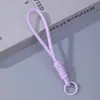 Lanyard para Teléfono Anti-pérdida de Muñeca de Color Personalizable Llavero Colgante de Cuentas Perler Lanyard Tejido de Poliéster Accesorios