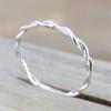 Europa e Estados Unidos Novo Anel de Diamante Twist Anel de Casal Cross-border Hot Selling Simples Moda Feminina Jóias
