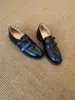 Versión de Piel de Vaca~Mocasines de Velcro Estilo Británico para Mujer 2026 Nuevos Slip-on Retro Zapatos Pequeños de Cuero para el Trabajo Zapatos Individuales