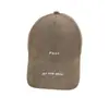 Novo Boné de Baseball para Homens, Outono e Inverno, Quente Estilo Americano Bordado com Letras, Casual Estilo Coreano, Emagrecimento Facial, Boné Pequeno de Bico de Pato com Aba Rígida