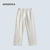 Pantalones de lana nuevos para hombre APO 2024 pantalones de otoño e invierno versión coreana de pantalones casuales de negocios rectos holgados pantalones
