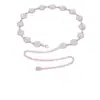 Celebridad de Internet Accesorios de Cadena Metálica para la Cintura para Mujer Cadena de Flor Rosa Cinturón Decoración con Cadena para Vestido Pantalones Nuevo Estilo 2025