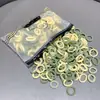 Argolas de Cabelo Amigáveis para Crianças, Elásticos de Alta Elasticidade para Meninas, Elásticos do Tamanho de um Polegar, Laços de Cabelo para Menininhas, Cordões de Cabelo para Bebês