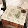 Nuevo Mantel Protector de Mesa de Noche Estilo Chino, Mantel Bordado, Impermeable, Resistente al Aceite, Lavable, Mantel Resistente al Calor, Mantel a Prueba de Polvo para Dormitorio