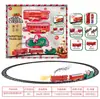 Brinquedo de Trem Elétrico de Trilhos de Natal Transfronteiriço Simulação de Mini Trem para Crianças Novas Decorações de Natal a Vapor