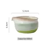 Cuencos de matcha personalizados, cuencos de té de cerámica vidriada en degradado, soportes para batidores de té, juegos de cuencos de té de la dinastía Song y cuencos de té para moler té
