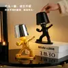 Adorno de Lámpara con Forma de Máscara de Lujo Ligero, Lámpara de Mesa con Iluminación Ajustable de Tres Colores, Lámpara Decorativa Artística para Ambiente de Dormitorio junto a la Cama